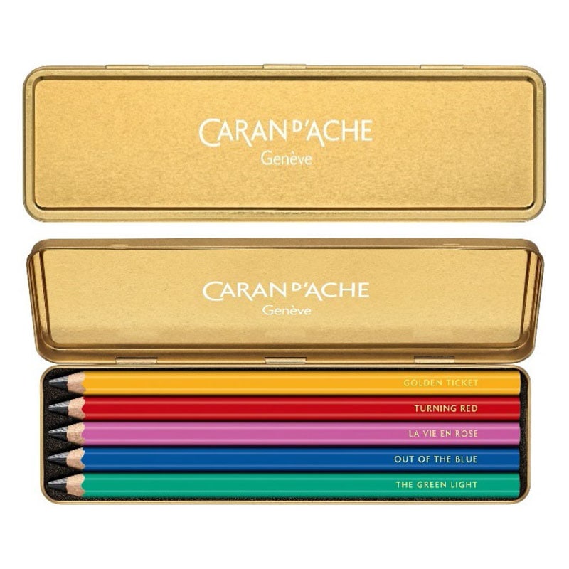 カランダッシュ パステルペンシル 色鉛筆 84色 セット 木箱 正規輸入品