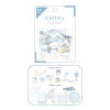 クーリア Chiltty ブルー シール デコレーション ステッカー オシャレ 手帳 ダイアリー かわいい|スタンプ・シール用品|キャラクターステーショナリー