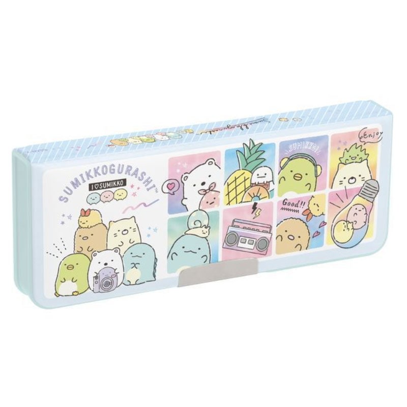 サンエックス すみっコぐらし ソフトペンケース ハッピースクール 2023年 新入学 祝い ギフト プレゼント コンパクト