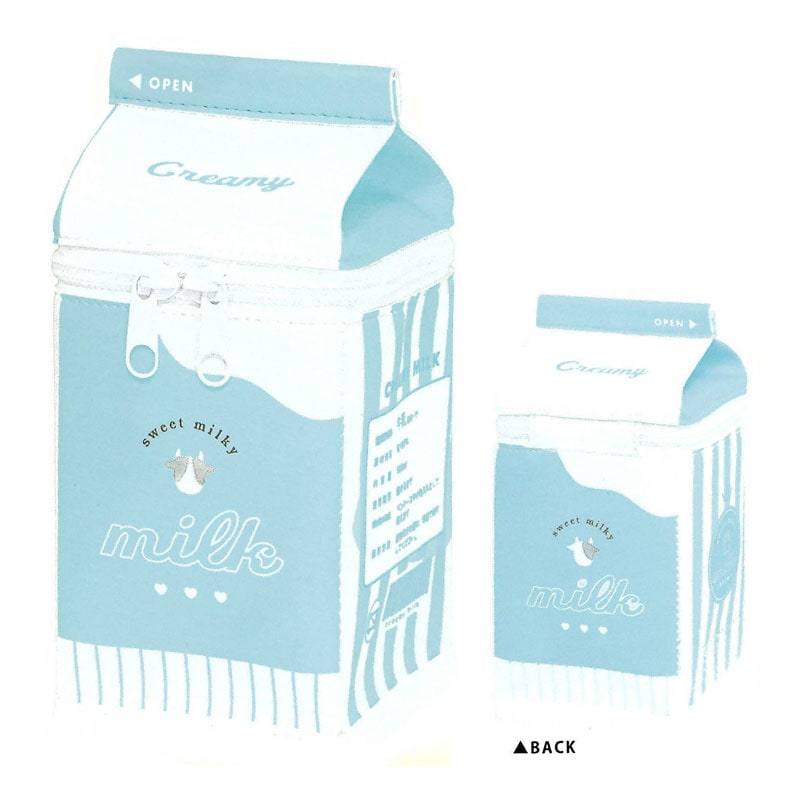 カミオジャパン パロディポーチ 牛乳パック ペンケース 小物入れ 