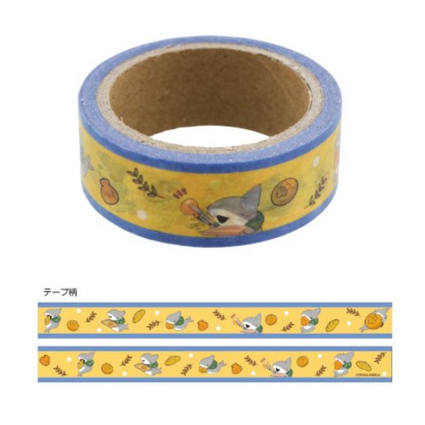 サンスター文具 おでかけ子ザメ マスキングテープ ベーカリー デコレーション かわいい 女子文具 ペンギンボックス