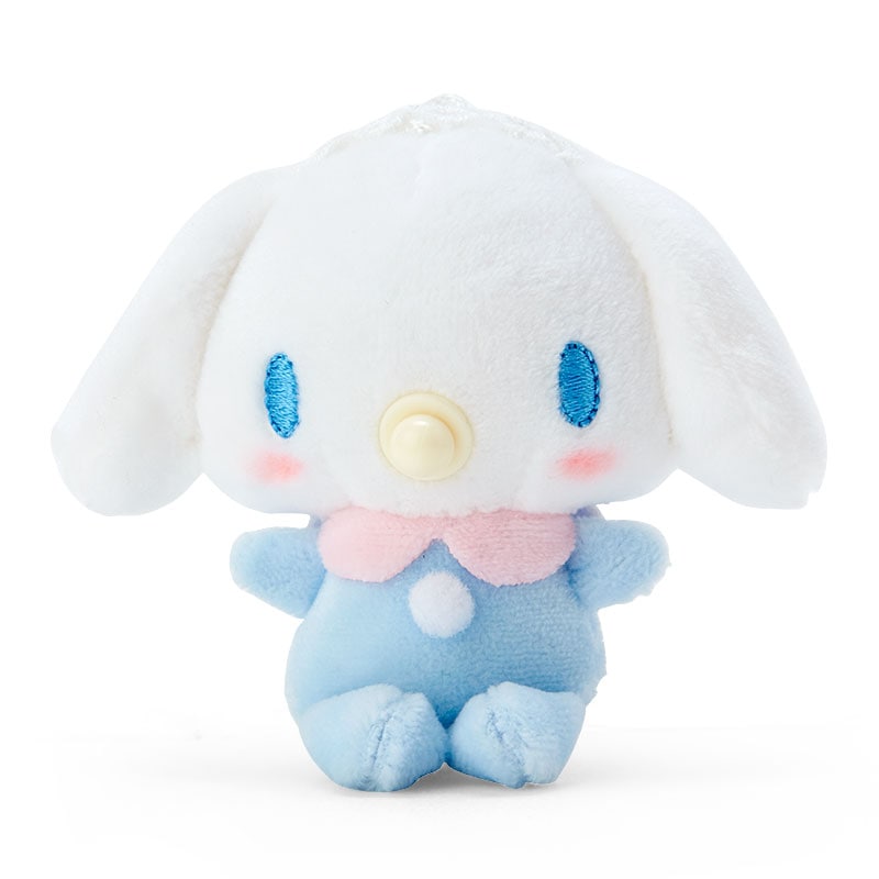 サンリオ ラテクマベビー ぬいぐるみ マスコットホルダー シナモロール 新品 シナモロール - サンリオ❣️シナモロール ぬいぐるみ（ラテクマベビー