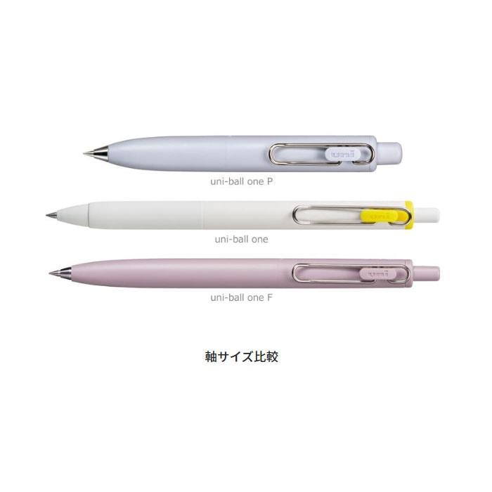 三菱鉛筆 ゲルインクボールペン uni-ball one P 0.38mm みかん 太軸