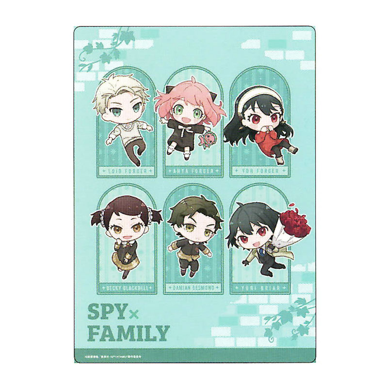 カミオジャパン SPY×FAMILY 下敷き レンガ/おっこち2 フォージャー一家 B5 大人気 限定 グッズ プレゼント