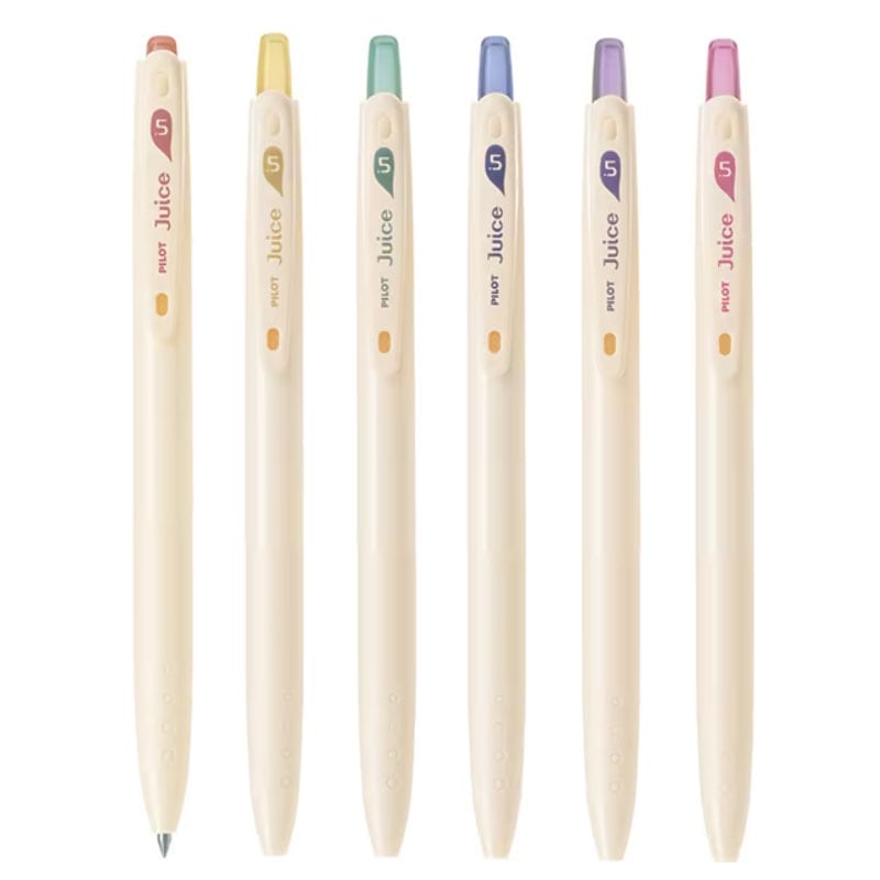 パイロット ジュース くすみカラー ゲルインキボールペン 0.5 6色