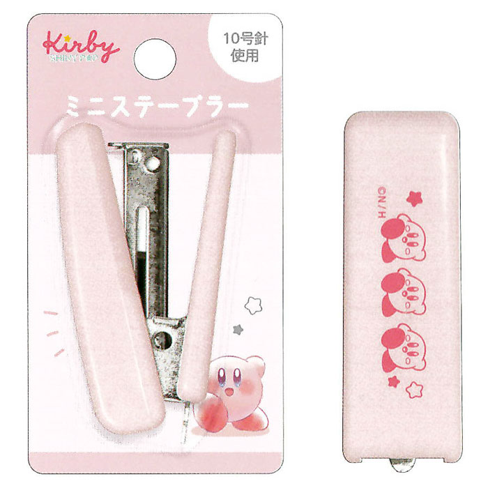 カミオジャパン CM ミニステープラー 星のカービィ 携帯 ホッチキス キュート かわいい 雑貨 プレゼント