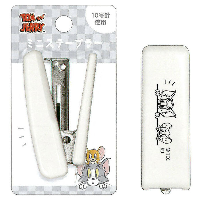 カミオジャパン CM ミニステープラー トムとジェリー 携帯 ホッチキス キュート かわいい 雑貨 プレゼント