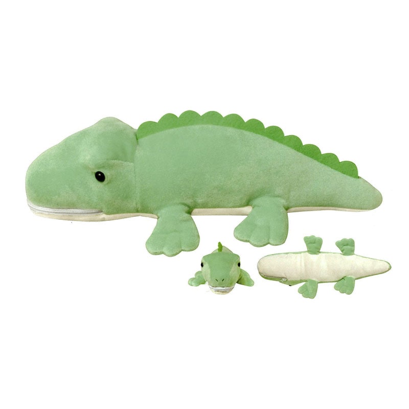 くちガバ！ ぬいぐるみポーチ ワニ カミオジャパン ペンポーチ