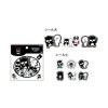 サンスター文具 ピースシール レトロサンリオキャラクターズ2 バッドばつ丸 かわいい デコレーション 日本製 限定|キャラクター別|キャラクターステーショナリー