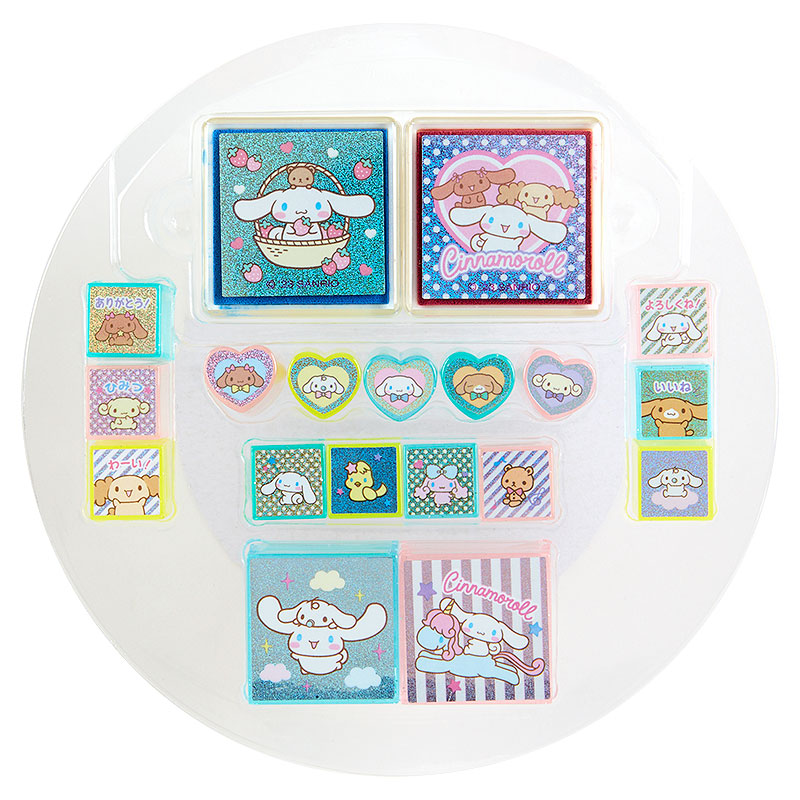 シナモロール スタンプセットL サンリオ デコレーション オシャレ 宝石