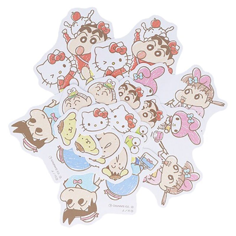 サンスター文具 クレヨンしんちゃん×サンリオキャラクターズ ピース