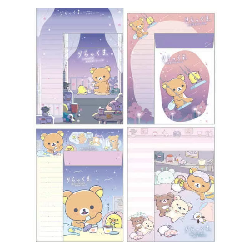 サンエックス リラックマ レターセット あなたとまどろむ