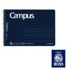 CRAFTBOSS×Campus ハーフサイズ キャンパス ツインリングノート ネイビー ドット入り罫線 リングとじ 限定 プレゼント 日本製 コラボ 缶コーヒー|コクヨ　【KOKUYO】|ステーショ