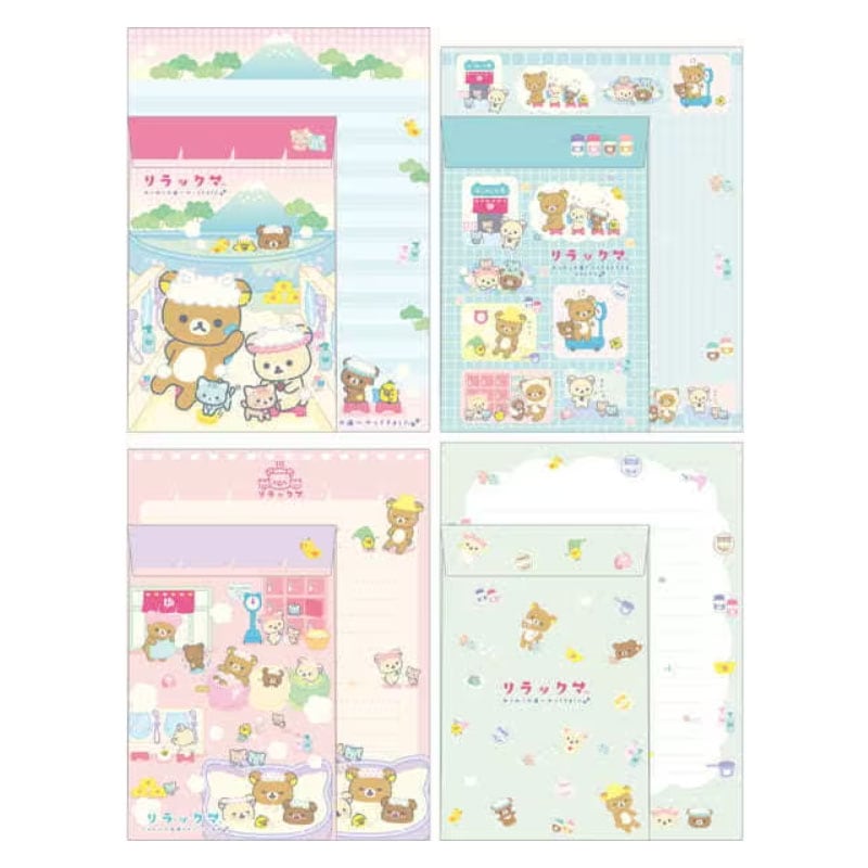 サンエックス リラックマ レターセット ねこねこの湯 かわいい グッズ