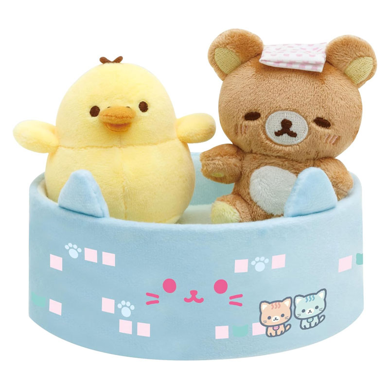 サンエックス リラックマ 銭湯ぬいぐるみセット てのりぬいぐるみ 