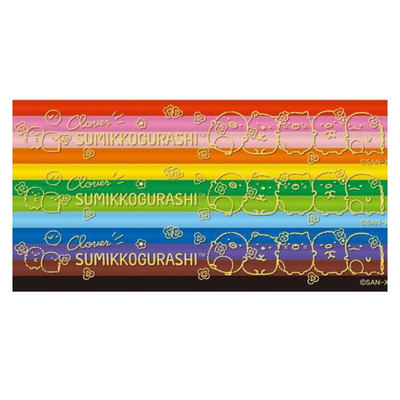 サンエックス すみっコぐらし 色鉛筆 12色セット ゴーゴースクール