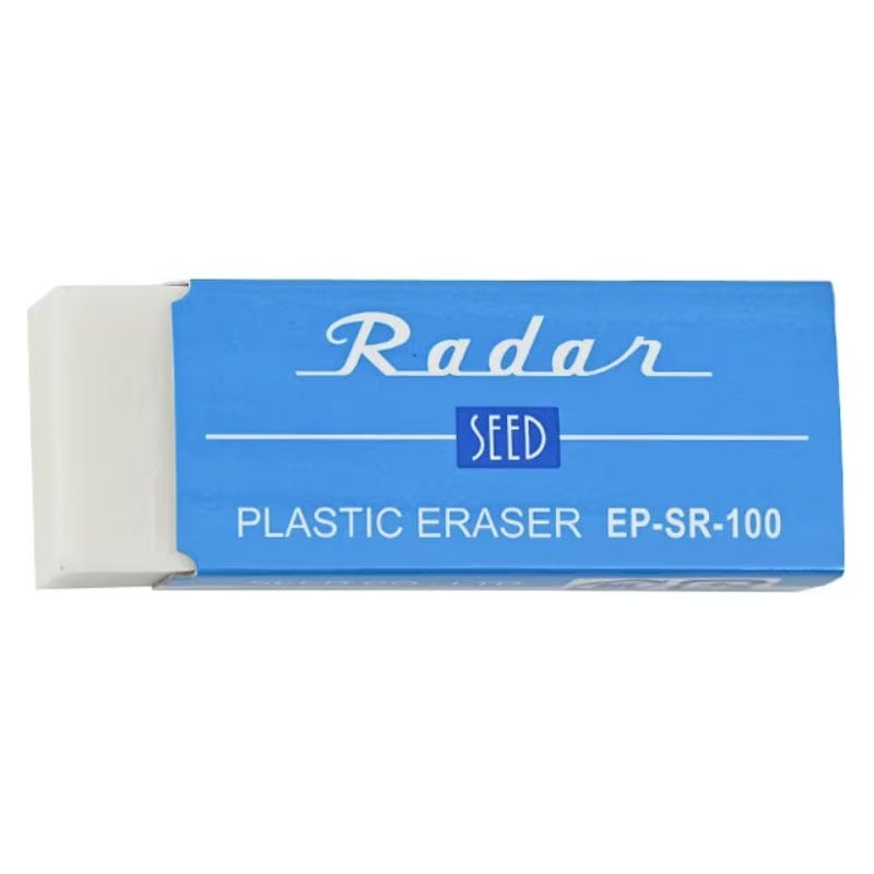 シード レーダー消しゴム SEED マイルドな消し心地 消字率97パーセント ロングセラー  高性能 高品質 プラスチック字消し