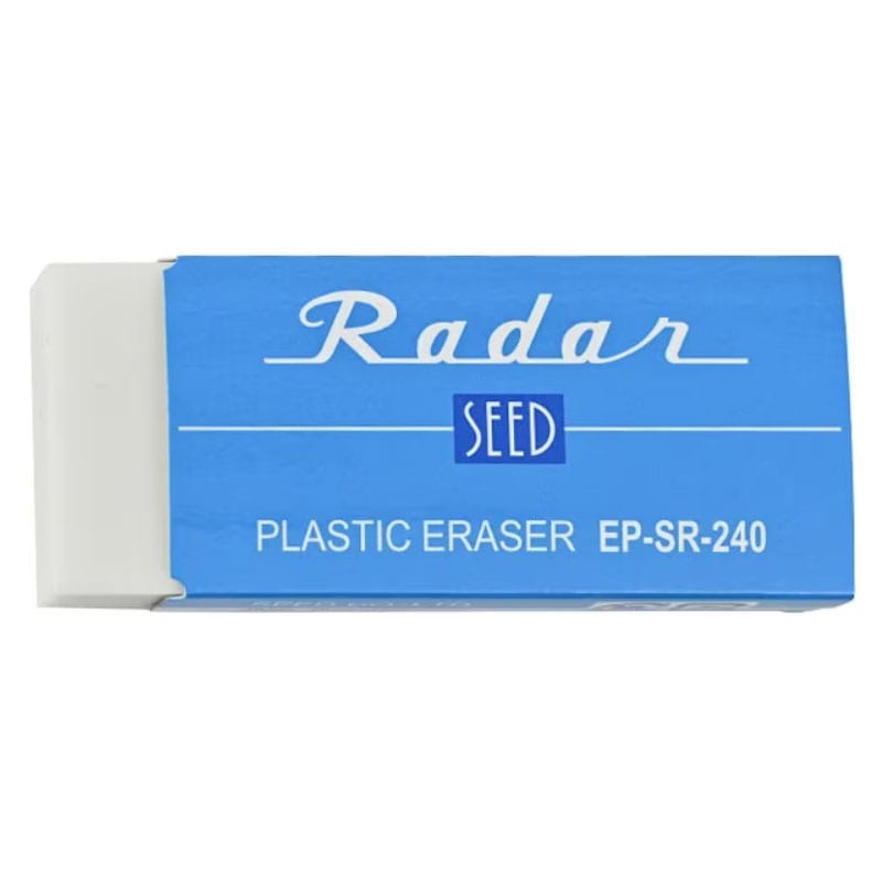 シード レーダー消しゴム SEED マイルドな消し心地 消字率97パーセント ロングセラー  高性能 高品質 プラスチック字消し