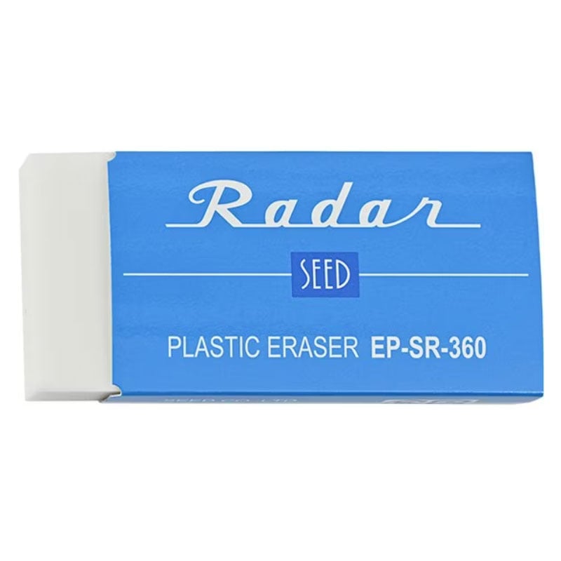 シード レーダー消しゴム SEED マイルドな消し心地 消字率97パーセント ロングセラー  高性能 高品質 プラスチック字消し