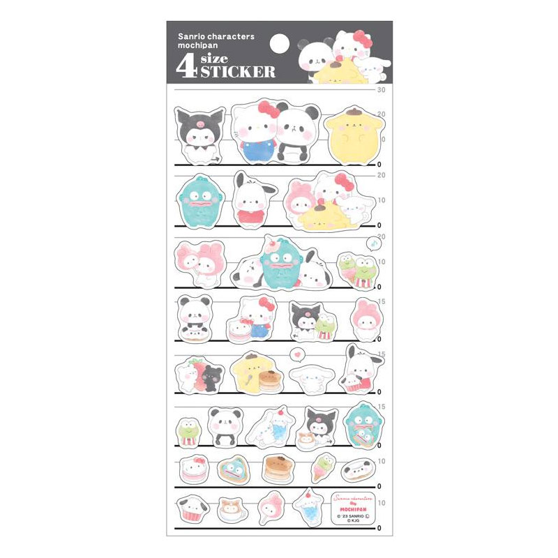 カミオジャパン 4size ステッカー サンリオキャラクターズ×もちもち