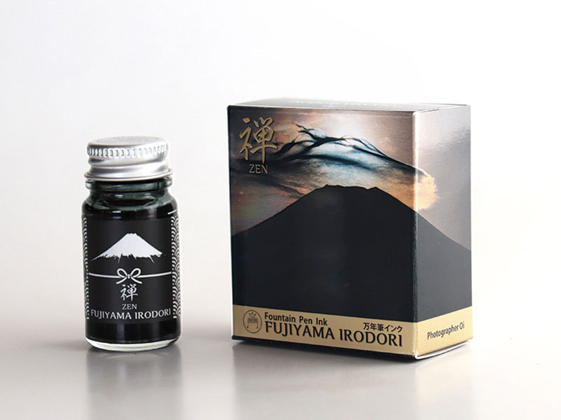 寺西化学 ギター FUJIYAMA IRODORI 禅 ZEN 黒 12ml 富士山 プレゼント 万年筆インキ 日本製 ミニサイズ オシャレ