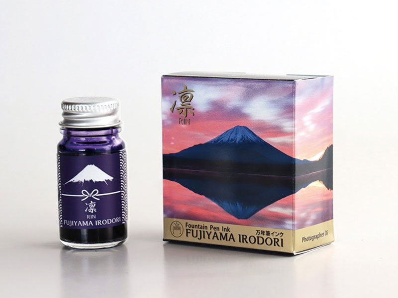 寺西化学 ギター FUJIYAMA IRODORI 凛 RIN 紫 12ml 富士山 プレゼント 万年筆インキ 日本製 ミニサイズ オシャレ