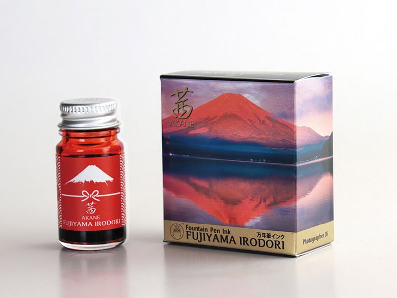 寺西化学 ギター FUJIYAMA IRODORI 茜 AKANE 朱 12ml 富士山 プレゼント 万年筆インキ 日本製 ミニサイズ オシャレ