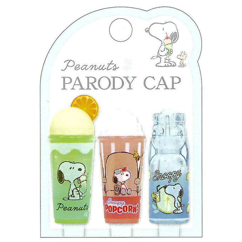パロディ鉛筆キャップ スヌーピー HAPPY CREAM SODA カミオジャパン