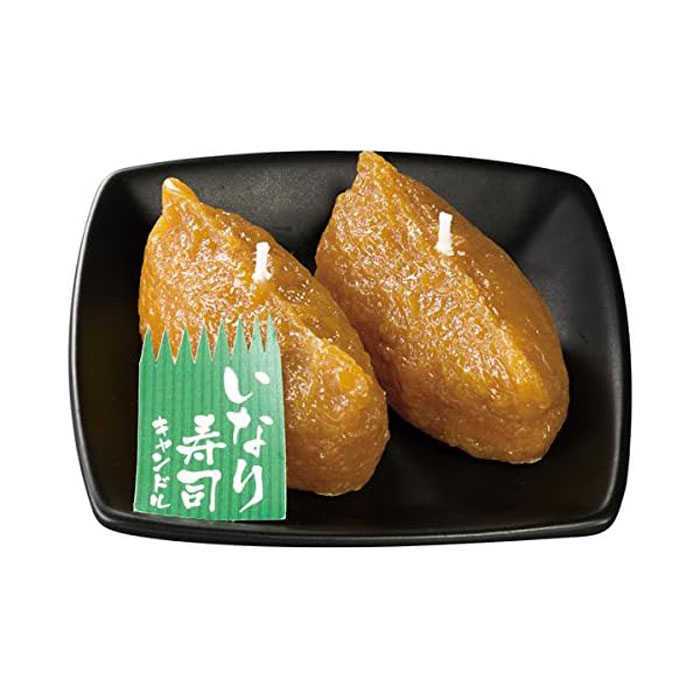 カメヤマ いなり寿司キャンドル 故人の好物シリーズ ロウソク お供え 贈り物 捧げ物