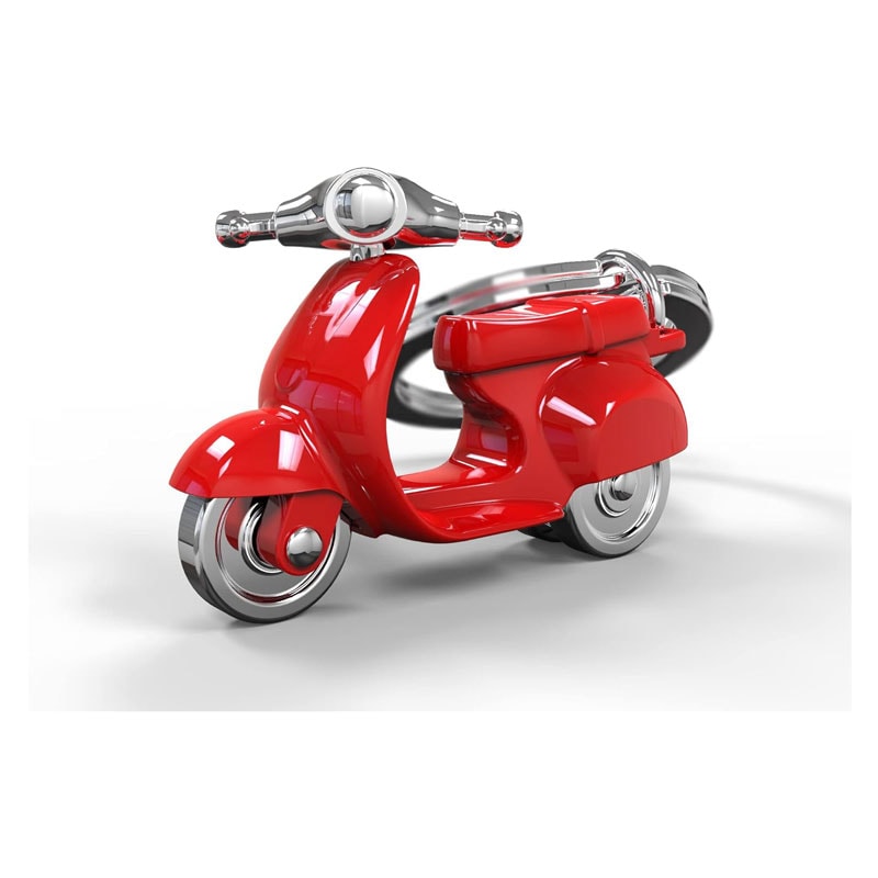 METALMORPHOSE メタモルフォーゼ キーホルダー レッドスクーター キーリング オシャレ プレゼント 精巧 インテリア