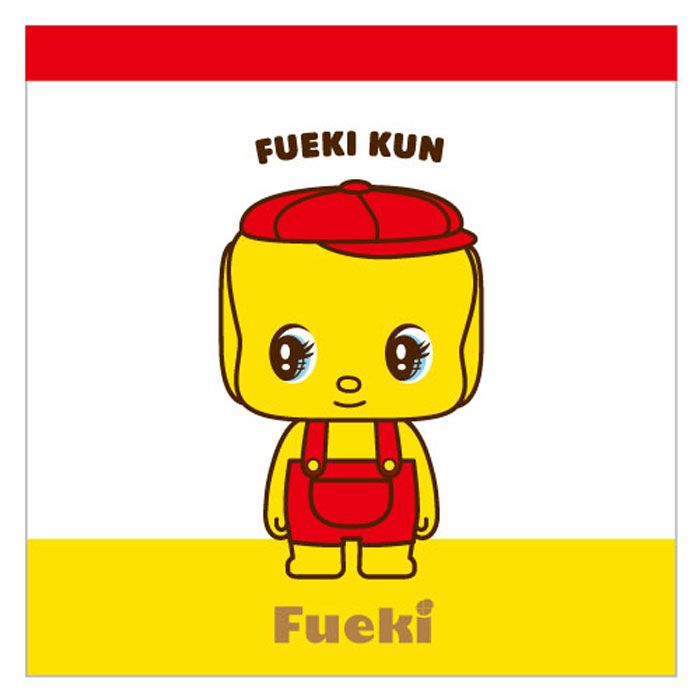 フエキくん スクエアメモ 4柄 100枚 かわいい 雑貨 プレゼント