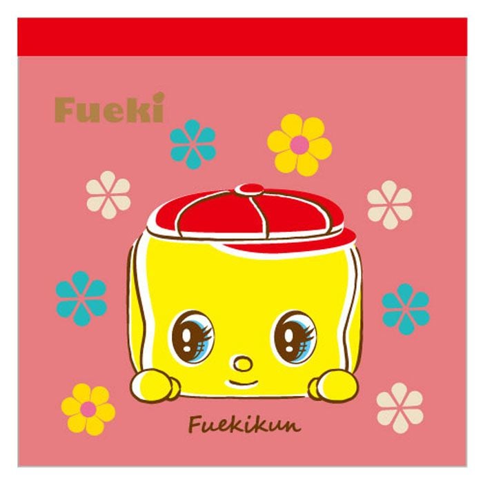 フエキくん スクエアメモ 4柄 100枚 かわいい 雑貨 プレゼント