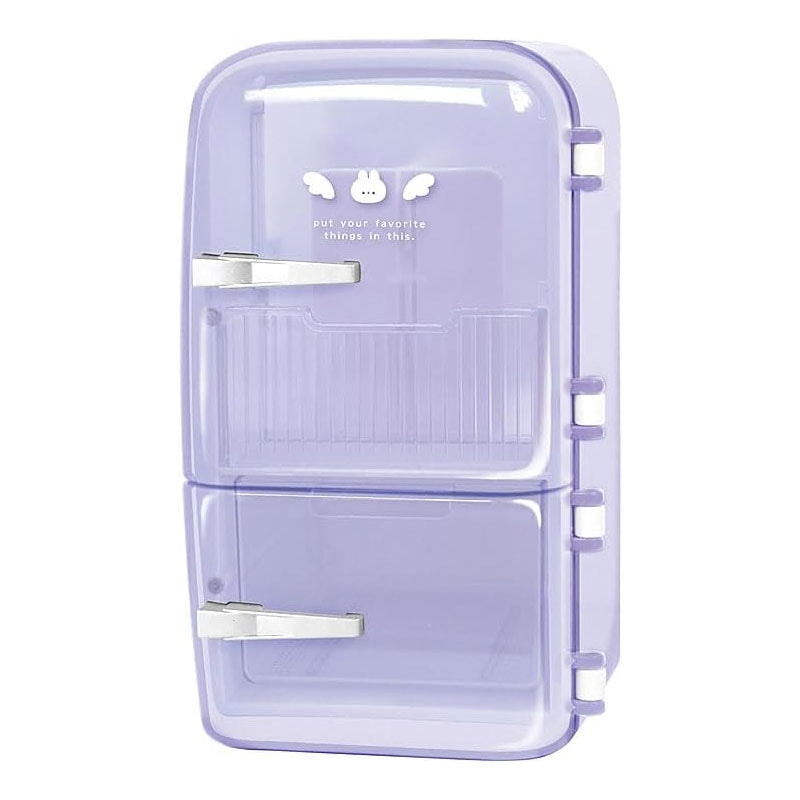 クーリア れいぞうこマルチペンスタンド クリアパープル 貯金箱 そっくり 面白文具 プレゼント インスタ映え