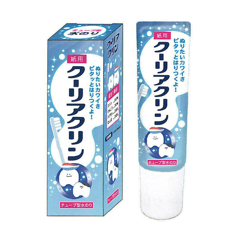 まるで本物? 間違って使わないでね チューブ水のり はみがき粉 クーリア パロディ かわいい プレゼント 面白文具