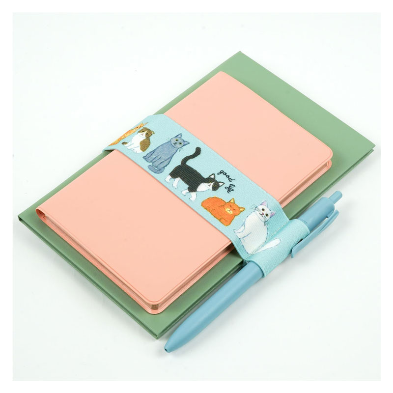 グリーティングライフ ペンバンド 米津祐介 キャット 手帳バンド 便利