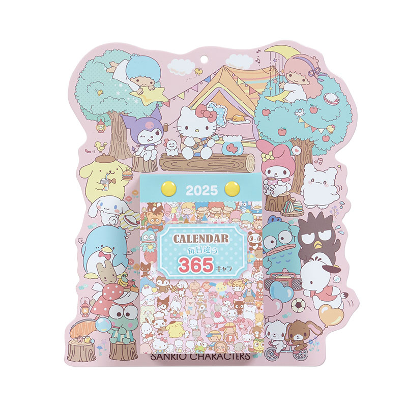 サンリオキャラクターズ 日めくりウォールカレンダー 2025年 限定 グッズ プレゼント 壁掛け