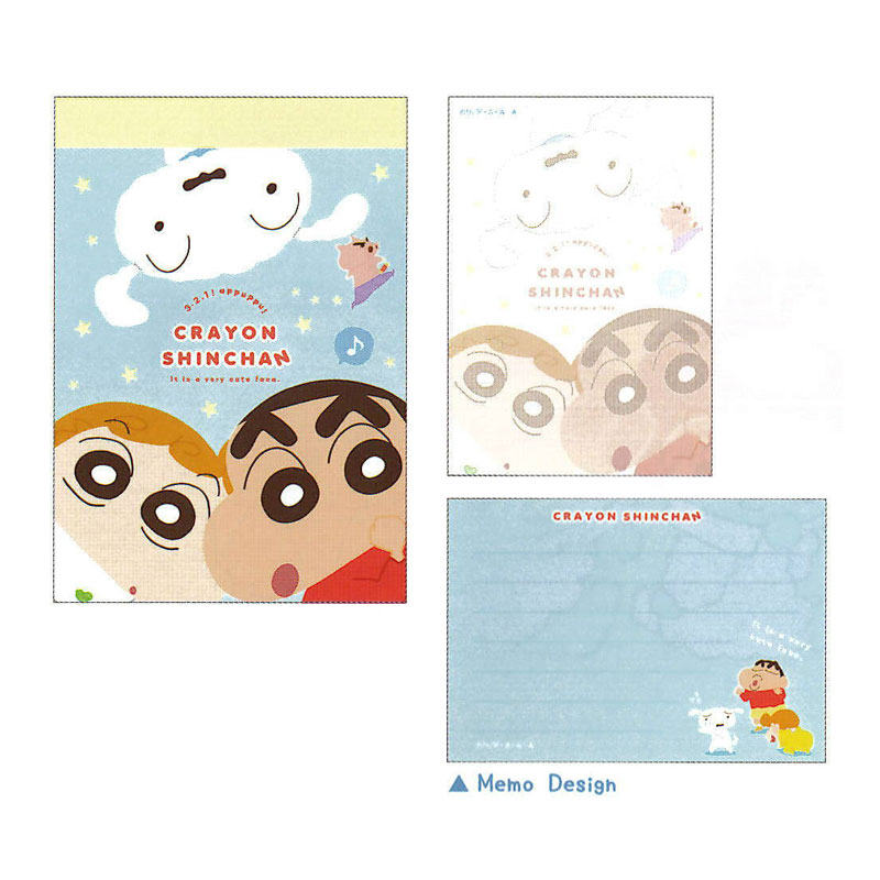 クレヨンしんちゃん ミニメモ あっぷっぷ！ 70枚 キッズ ティーズファクトリー 面白雑貨
