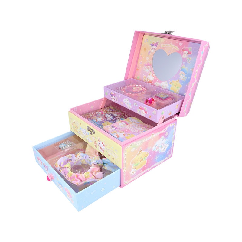 シュガーバニーズ　ジュエリーボックス　ステーショナリー　キラキラ　サンリオ サンリオキャラクターズ ひみつのラブリーボックス 女の子に大人気