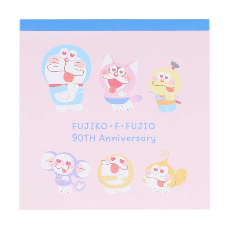 藤子・F・不二雄生誕90周年 スクエアメモ F90 おそろいポーズ 100枚 オシャレ 限定 かわいい プレゼント サンスター文具