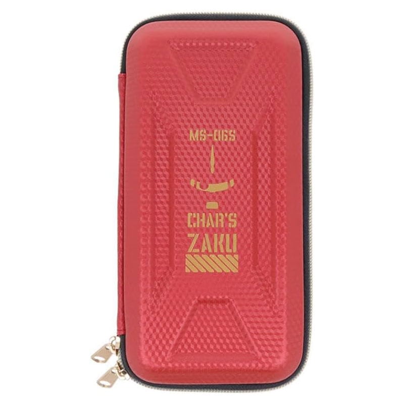 機動戦士ガンダム セミバードペンケース GS12 MS-06S シャア専用ザク ポーチ 小物入れ ファーストガンダム グッズ コレクション 限定