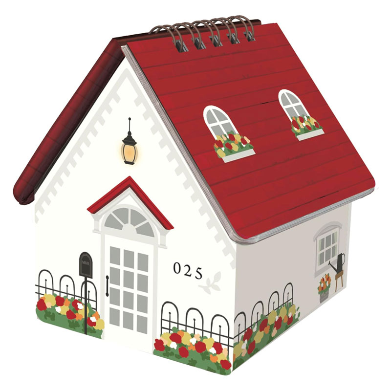 グリーティングライフ 2025年 ハウスボックス カレンダー フラワー 小物入れ 限定 プレゼント インテリア