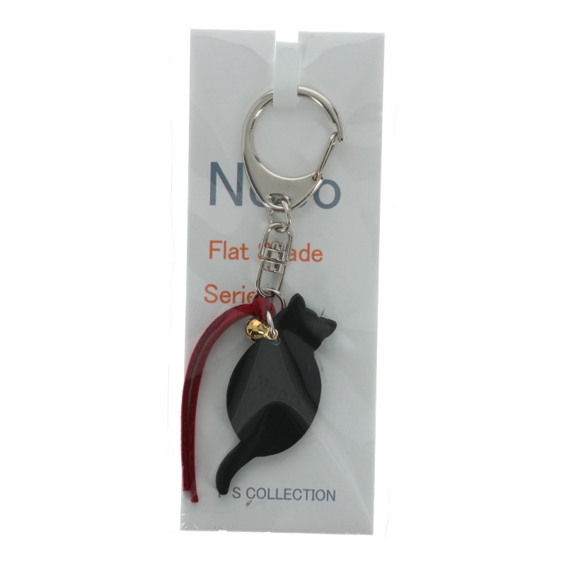 ティーズコレクション Necoキーホルダー 赤ヒモ ネコ ネコグッズ ネコ好き アクセサリー 雑貨 プレゼント かわいい コレクション 日本製