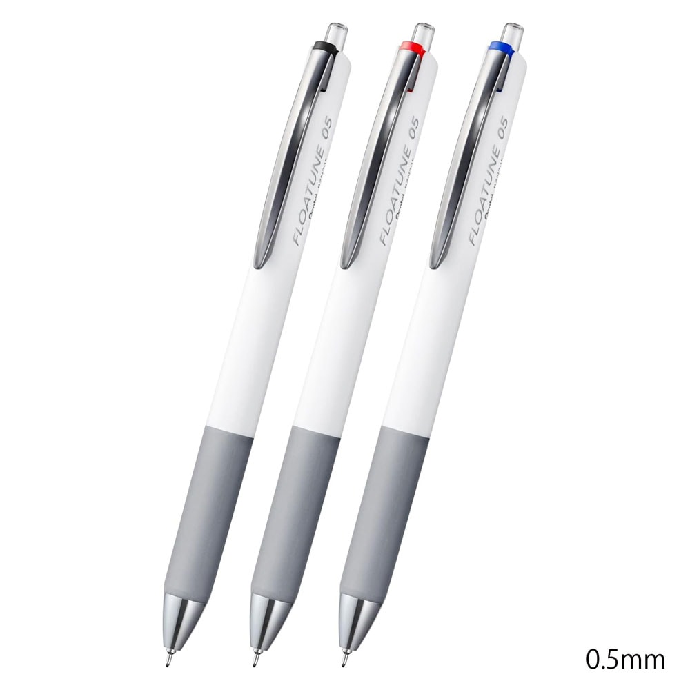 ぺんてる フローチューン 油性 ボールペン 0.5mm 浮遊感のある書き心地 オシャレ 名入れ 記念品 ノベルティ PR