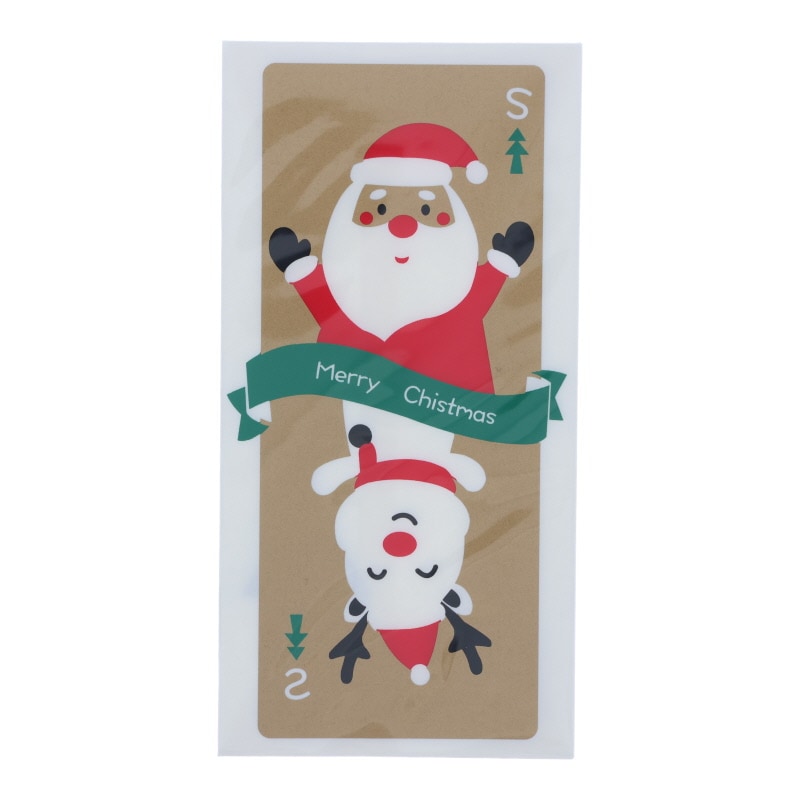 天一堂 クリスマス ポチ袋 トランプサンタ 新札用 2枚入り のし袋 限定