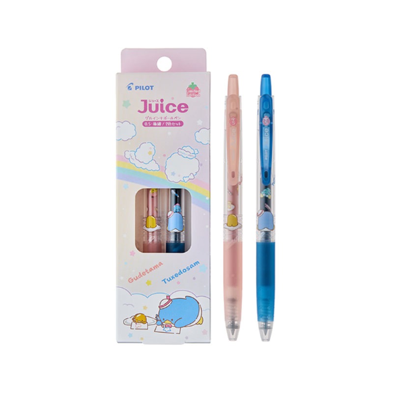 サンリオキャラクターズ JUICE なかよし2色セット D柄 0.5 ゲルインキ
