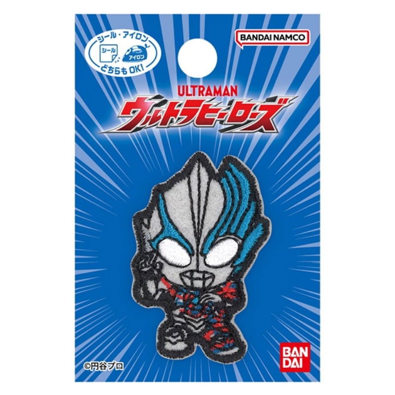 パイオニア ウルトラヒーローズ ミニワッペン ウルトラマンブレーザー シール&アイロン接着 グッズ かわいい プレゼント コレクション ファッション