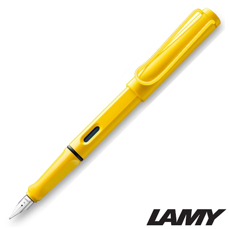 LAMY サファリ 万年筆 イエロー イエロークリップ ロングセラー 名入れ プレゼント お祝い 人気 カジュアル ポップ