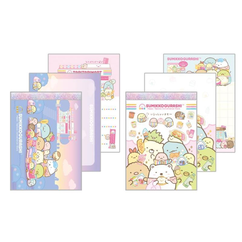 サンエックス すみっコぐらし わくわくたぴおかコンビニ クロスメモ 2