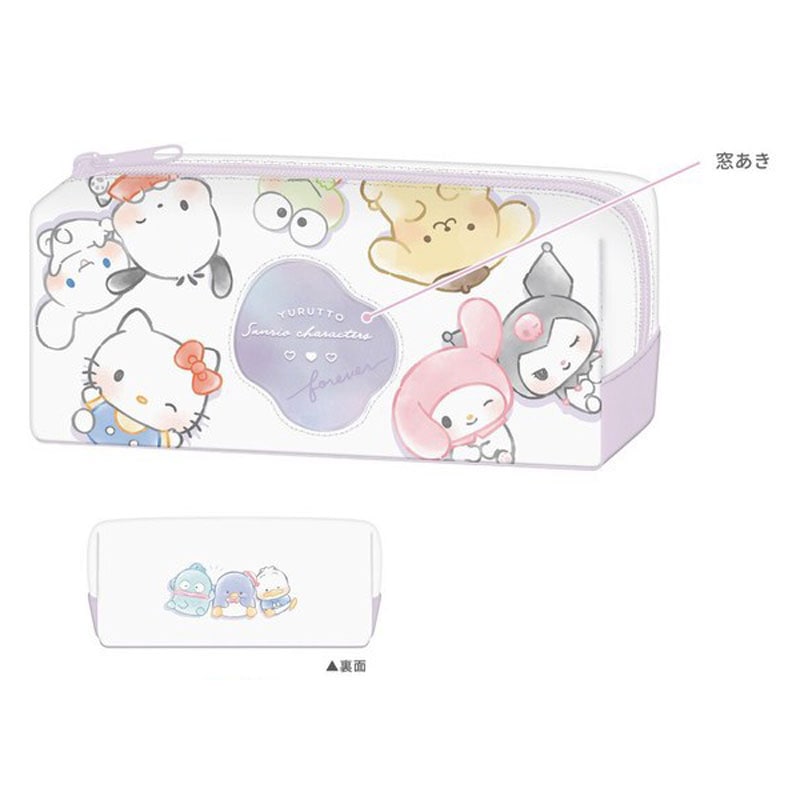 カミオジャパン ゆるっと サンリオキャラクターズ FOREVER 窓あきBOXペンケース 小物入れ ポーチ プレゼント オシャレ