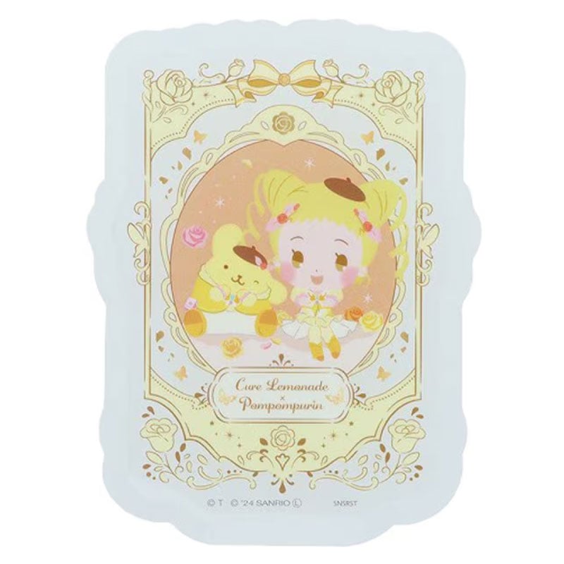 Yes!プリキュア5GoGo! × サンリオキャラクターズ クリアステッカー キュアレモネード オシャレ 限定 かわいい プレゼント デコレーション サンスター文具